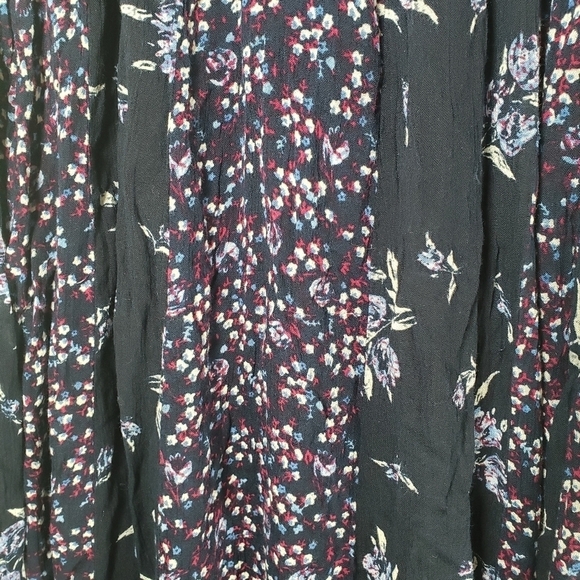 VNL Styleline Boho Navy Floral Dress Sz 1X - Picture 3 of 8